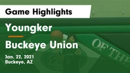 Youngker  vs Buckeye Union  Game Highlights - Jan. 22, 2021