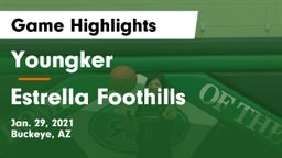 Youngker  vs Estrella Foothills  Game Highlights - Jan. 29, 2021