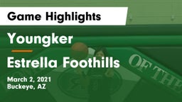 Youngker  vs Estrella Foothills  Game Highlights - March 2, 2021