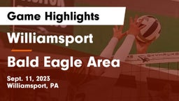 Williamsport  vs Bald Eagle Area  Game Highlights - Sept. 11, 2023