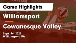 Williamsport  vs Cowanesque Valley Game Highlights - Sept. 26, 2023