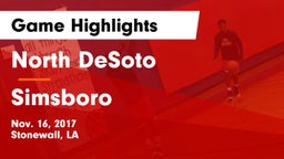 North DeSoto  vs Simsboro  Game Highlights - Nov. 16, 2017