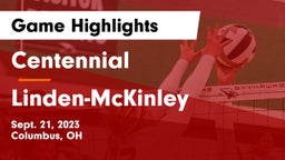 Centennial  vs Linden-McKinley  Game Highlights - Sept. 21, 2023