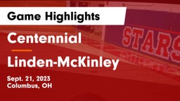 Centennial  vs Linden-McKinley  Game Highlights - Sept. 21, 2023