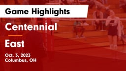 Centennial  vs East  Game Highlights - Oct. 3, 2023