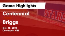 Centennial  vs Briggs  Game Highlights - Oct. 10, 2023