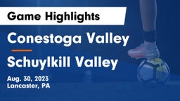 Conestoga Valley  vs Schuylkill Valley  Game Highlights - Aug. 30, 2023
