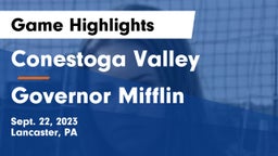 Conestoga Valley  vs Governor Mifflin   Game Highlights - Sept. 22, 2023