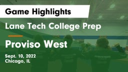 Lane Tech College Prep vs Proviso West  Game Highlights - Sept. 10, 2022