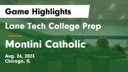 Lane Tech College Prep vs Montini Catholic  Game Highlights - Aug. 26, 2023