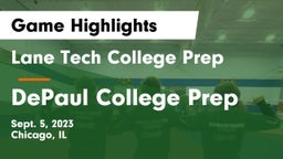Lane Tech College Prep vs DePaul College Prep  Game Highlights - Sept. 5, 2023