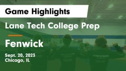 Lane Tech College Prep vs Fenwick  Game Highlights - Sept. 20, 2023
