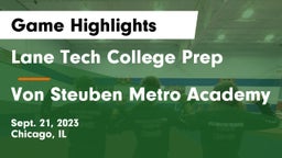 Lane Tech College Prep vs Von Steuben Metro Academy Game Highlights - Sept. 21, 2023