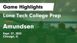 Lane Tech College Prep vs Amundsen  Game Highlights - Sept. 27, 2023