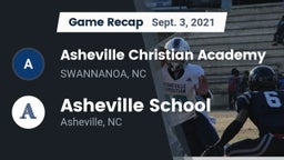 Recap: Asheville Christian Academy  vs. Asheville School 2021