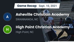 Recap: Asheville Christian Academy  vs. High Point Christian Academy  2021