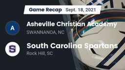 Recap: Asheville Christian Academy  vs. South Carolina Spartans 2021