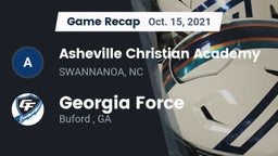 Recap: Asheville Christian Academy  vs. Georgia Force 2021