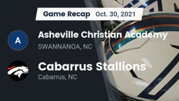 Recap: Asheville Christian Academy  vs. Cabarrus Stallions  2021