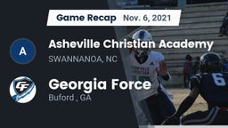 Recap: Asheville Christian Academy  vs. Georgia Force 2021