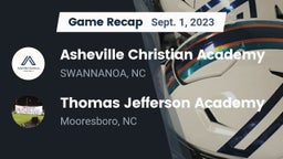 Recap: Asheville Christian Academy  vs. Thomas Jefferson Academy  2023
