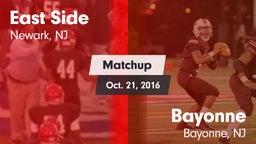 Matchup: East Side High vs. Bayonne  2016