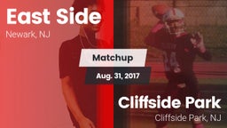 Matchup: East Side High vs. Cliffside Park  2017