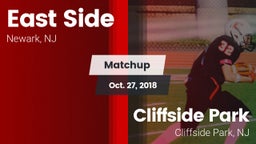 Matchup: East Side High vs. Cliffside Park  2018