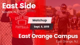 Matchup: East Side High vs. East Orange Campus  2019