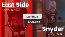 Matchup: East Side High vs. Snyder  2019