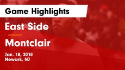 East Side  vs Montclair  Game Highlights - Jan. 18, 2018