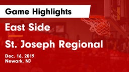 East Side  vs St. Joseph Regional  Game Highlights - Dec. 16, 2019