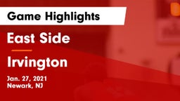 East Side  vs Irvington  Game Highlights - Jan. 27, 2021