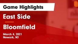 East Side  vs Bloomfield  Game Highlights - March 4, 2021