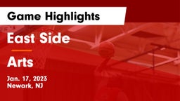 East Side  vs Arts  Game Highlights - Jan. 17, 2023