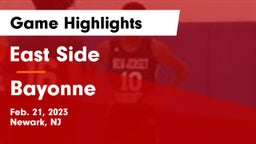East Side  vs Bayonne  Game Highlights - Feb. 21, 2023
