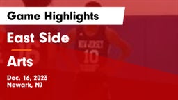 East Side  vs Arts  Game Highlights - Dec. 16, 2023