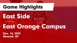 East Side  vs East Orange Campus  Game Highlights - Dec. 14, 2023