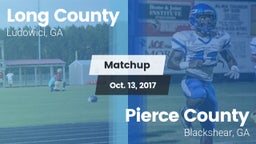Matchup: Long County High vs. Pierce County  2017