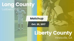 Matchup: Long County High vs. Liberty County  2017