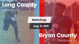 Matchup: Long County High vs. Bryan County  2018