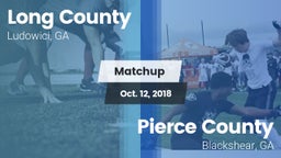 Matchup: Long County High vs. Pierce County  2018