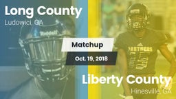 Matchup: Long County High vs. Liberty County  2018