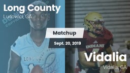 Matchup: Long County High vs. Vidalia  2019