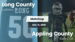 Matchup: Long County High vs. Appling County  2019