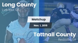 Matchup: Long County High vs. Tattnall County  2019