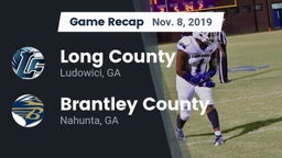 Recap: Long County  vs. Brantley County  2019