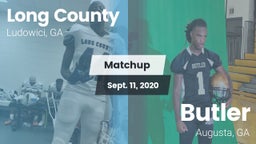 Matchup: Long County High vs. Butler  2020