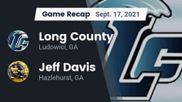 Recap: Long County  vs. Jeff Davis  2021