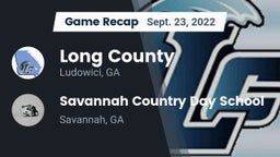 Recap: Long County  vs. Savannah Country Day School 2022